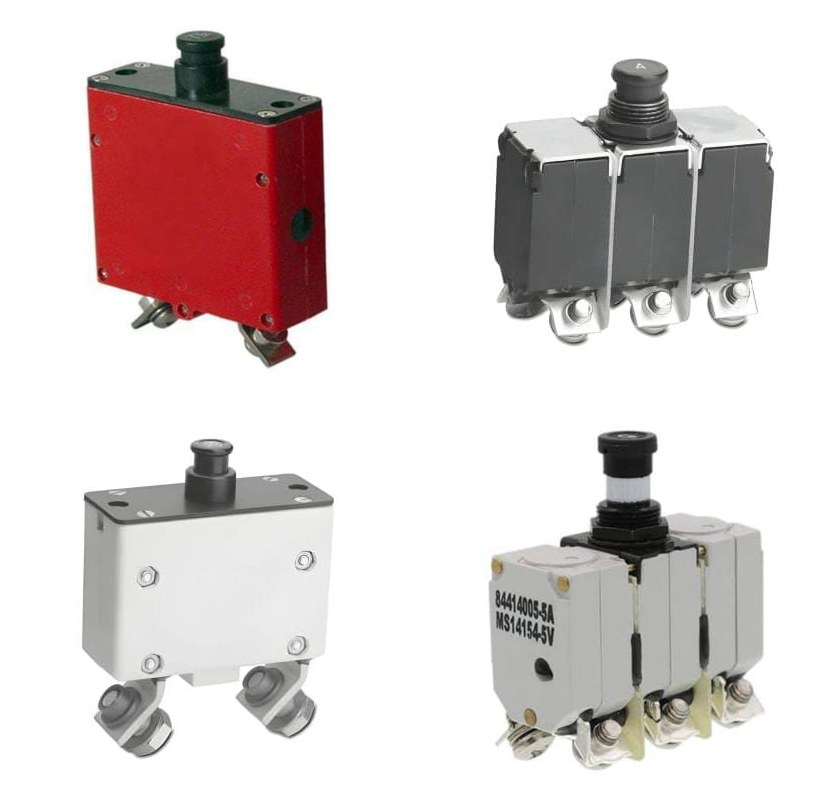 Aircraft circuit breakers